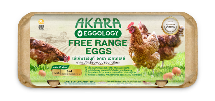 ไข่ไก่ฟรีเร้นท์ FREE RANGE AKARA EGGOLOGY
