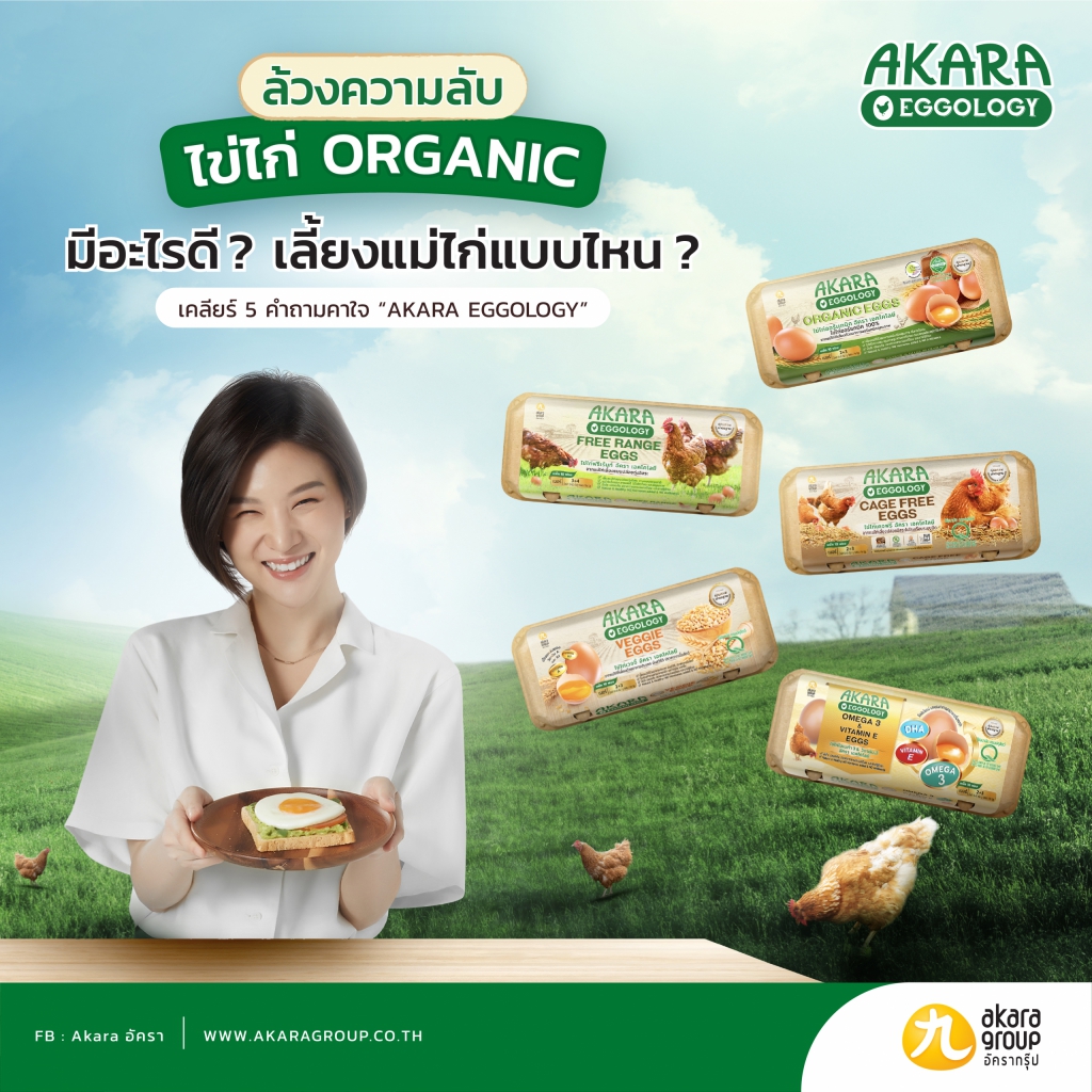 อัครา เอคโคโลยี ไข่ไก่ออร์แกนิค akara group